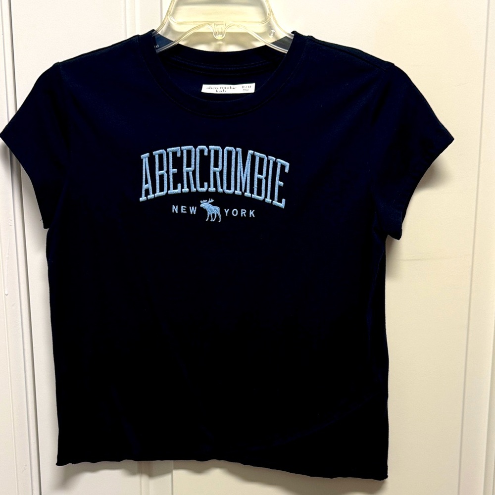 Abercrombie Kids T-Shirt with Blue Embroidered Logo